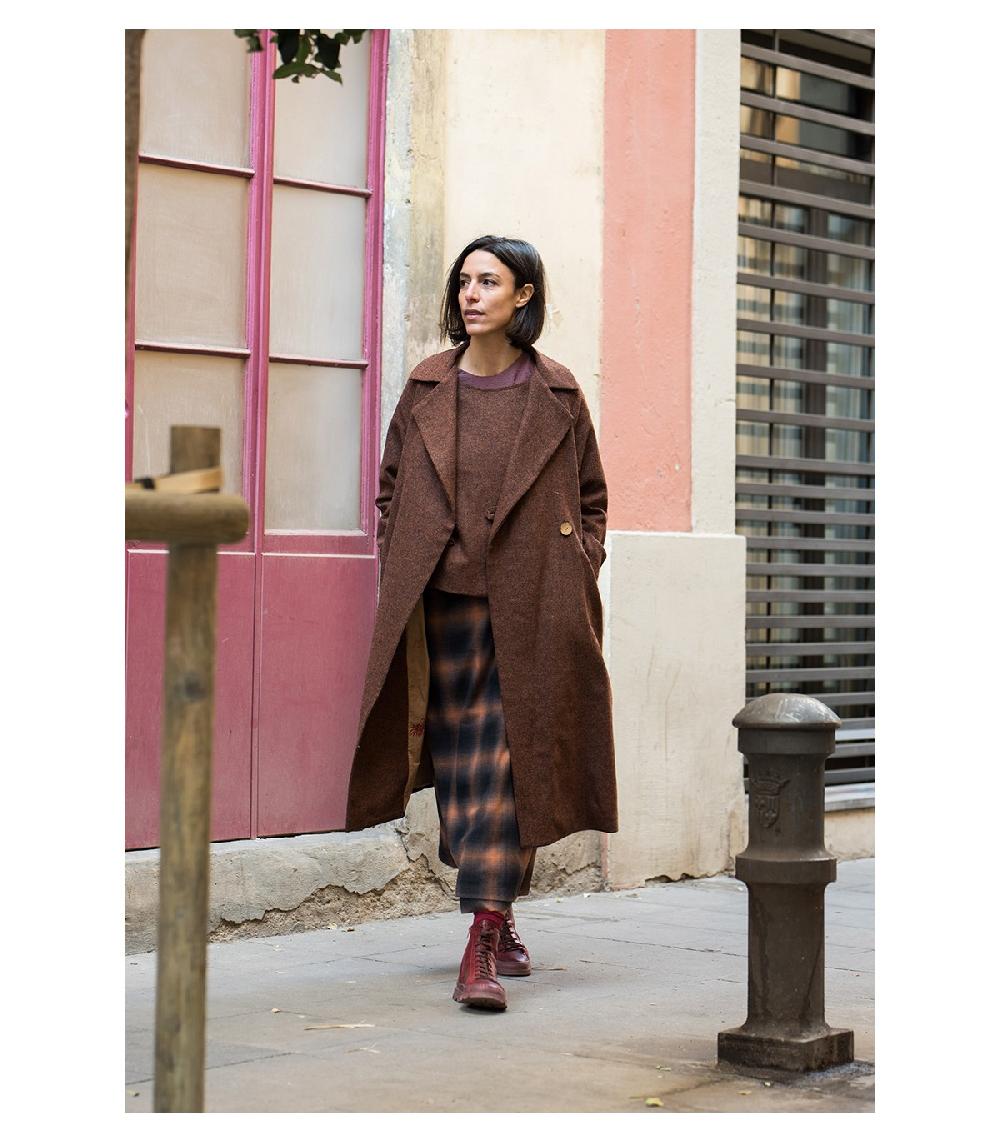 Perpetummobile Abrigo Miu Marrón Castaño