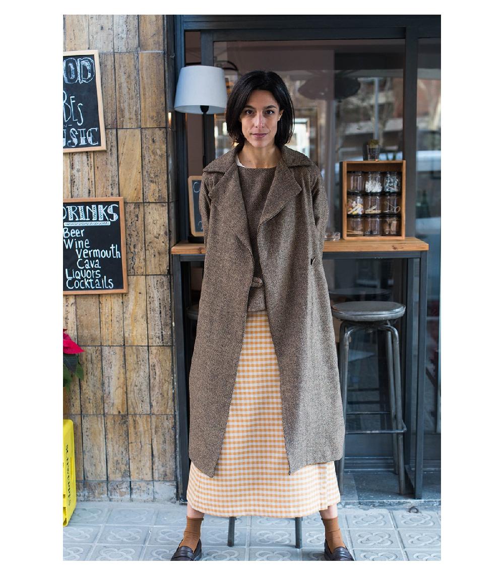 Perpetummobile Abrigo Miu Marrón Dorado