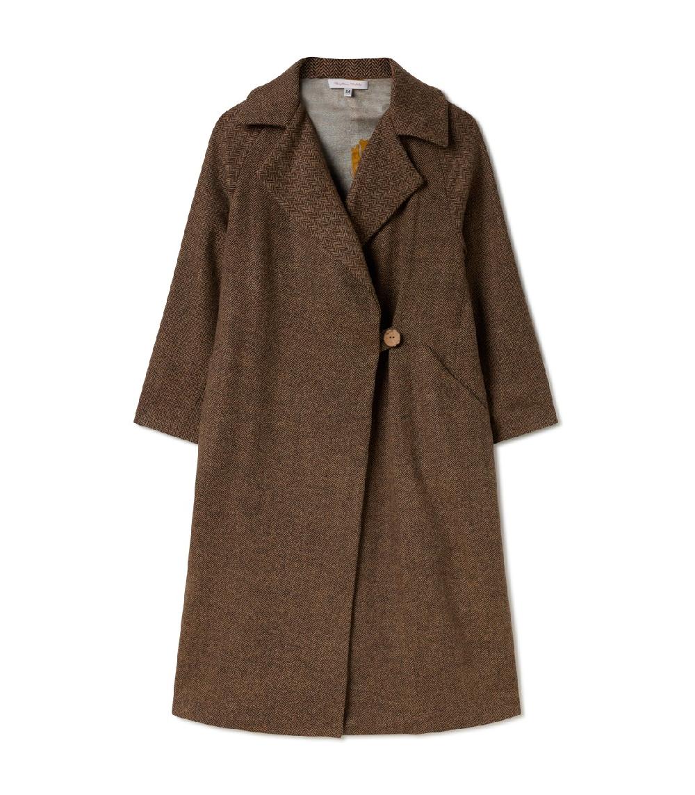 perpetummobile Abrigo Miu marrón dorado