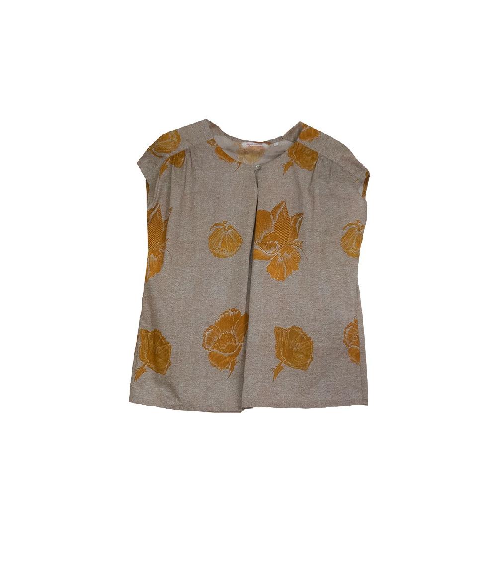 Perpetummobile Blusa Libanesa Flor Amarilla