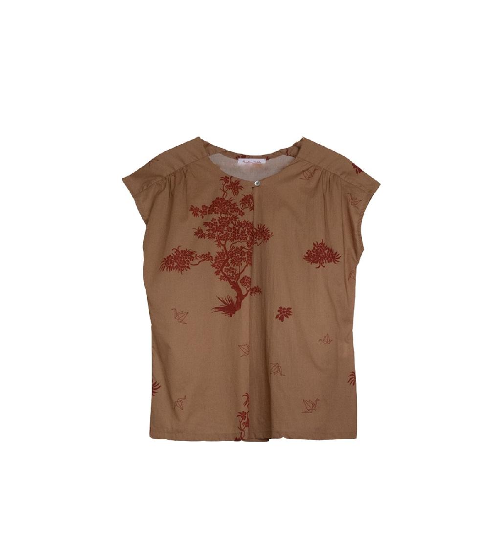 Perpetummobile Blusa Libanesa Japonesa Granate