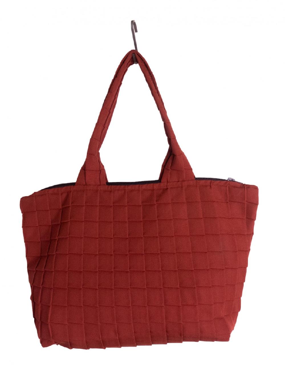 perpetummobile Bolsa capazo teja plisada