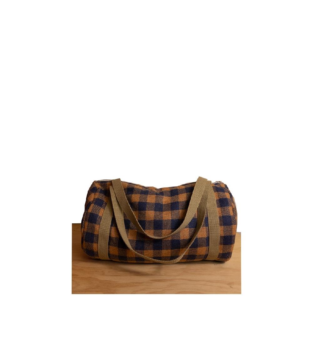 perpetummobile Bolsa de deporte cuadros Vichy azul