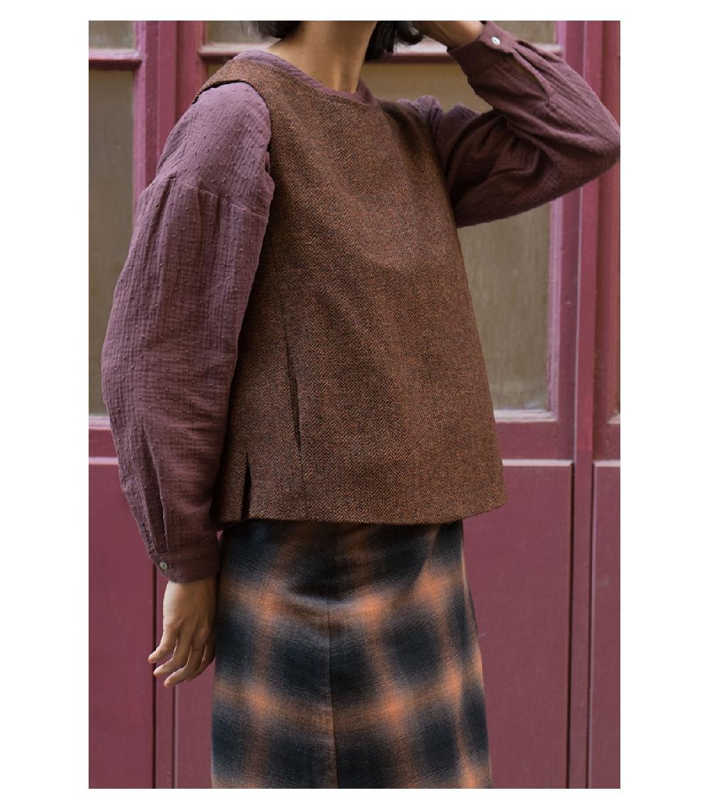 Perpetummobile Chaleco Teo Marrón Castaño