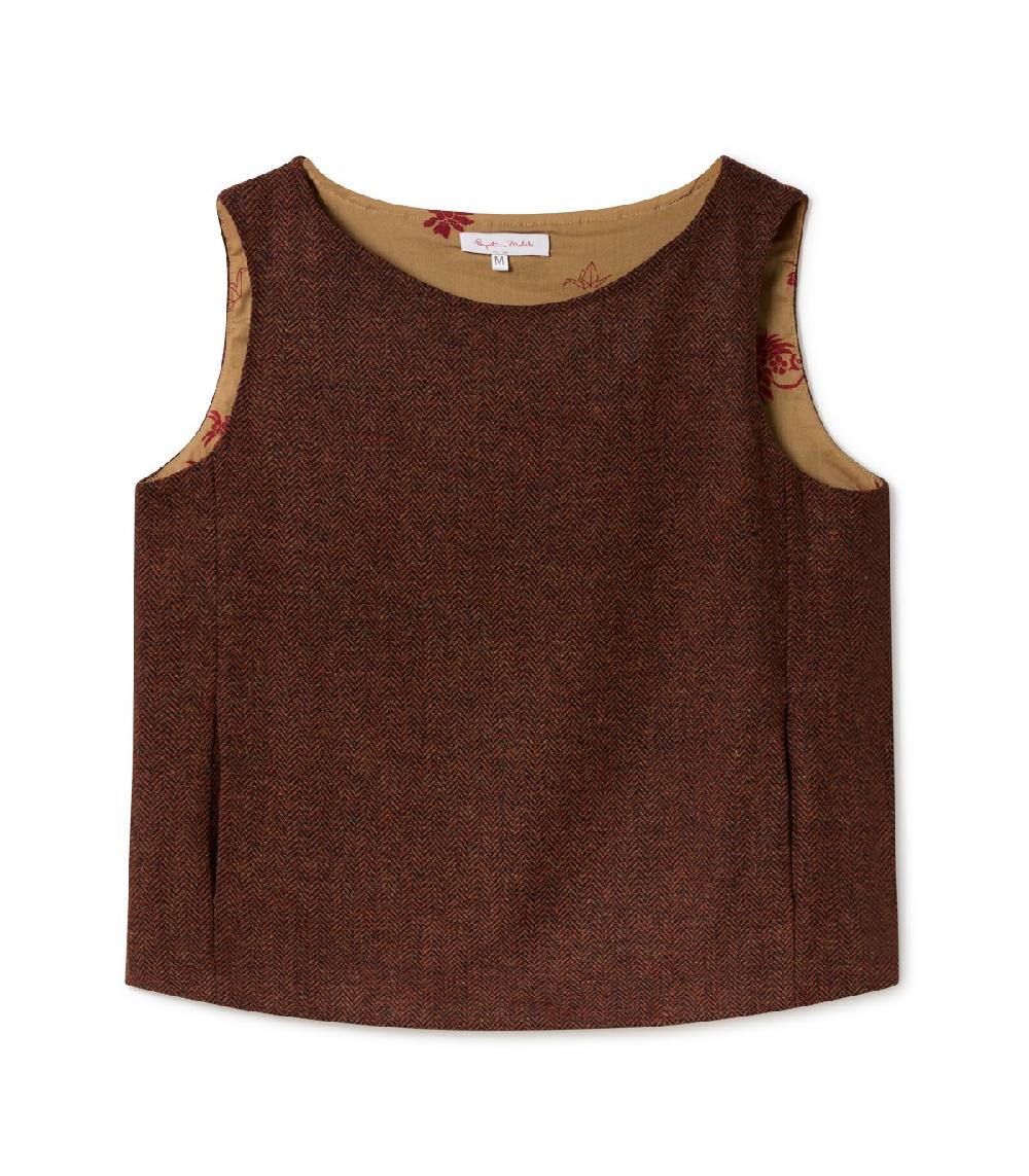 perpetummobile Chaleco Teo marrón castaño