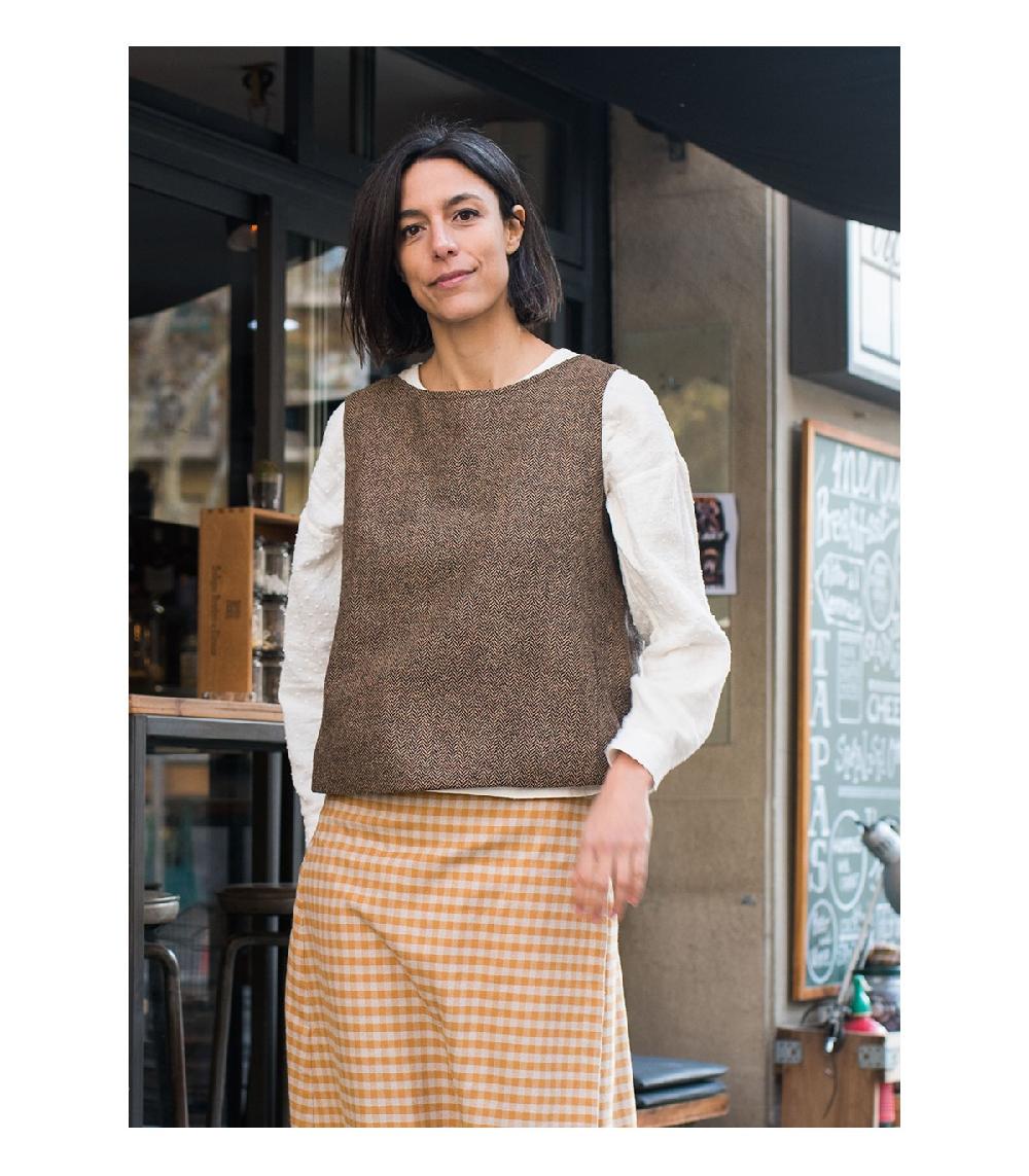 Perpetummobile Chaleco Teo Marrón Dorado