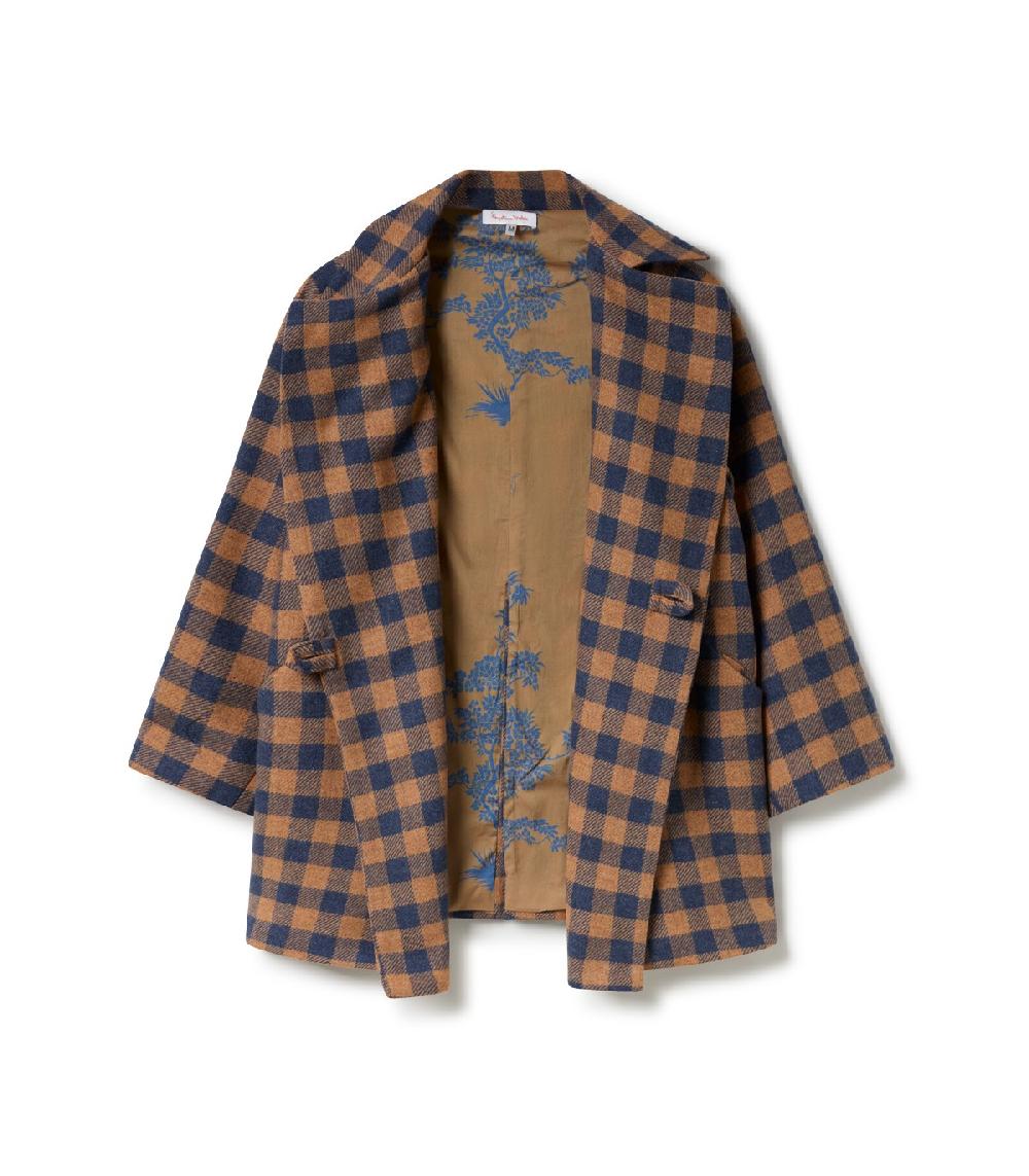 Perpetummobile Chaquetón MAE De Cuadro Vichy Azul