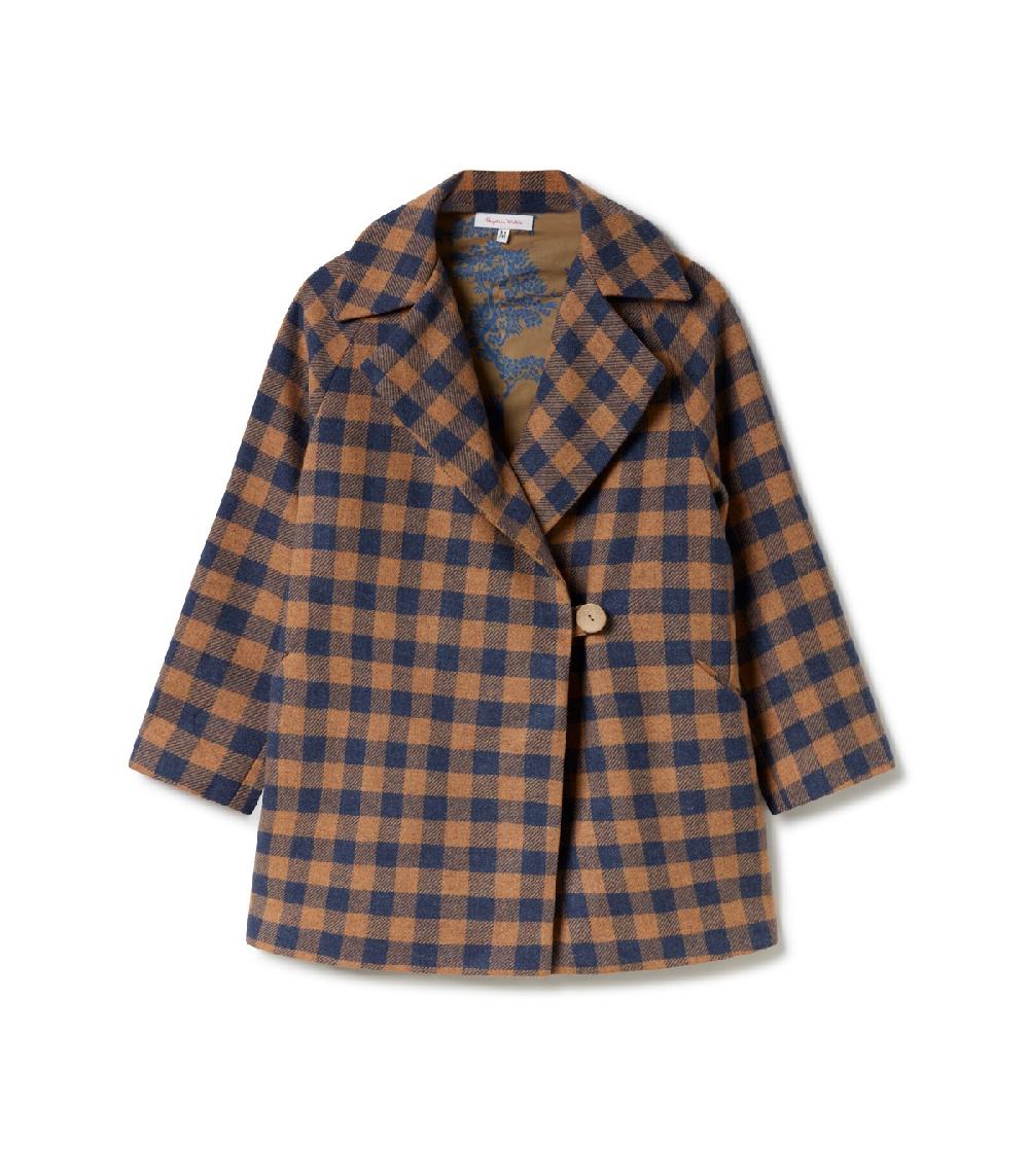 perpetummobile Chaquetón MAE de cuadro Vichy azul