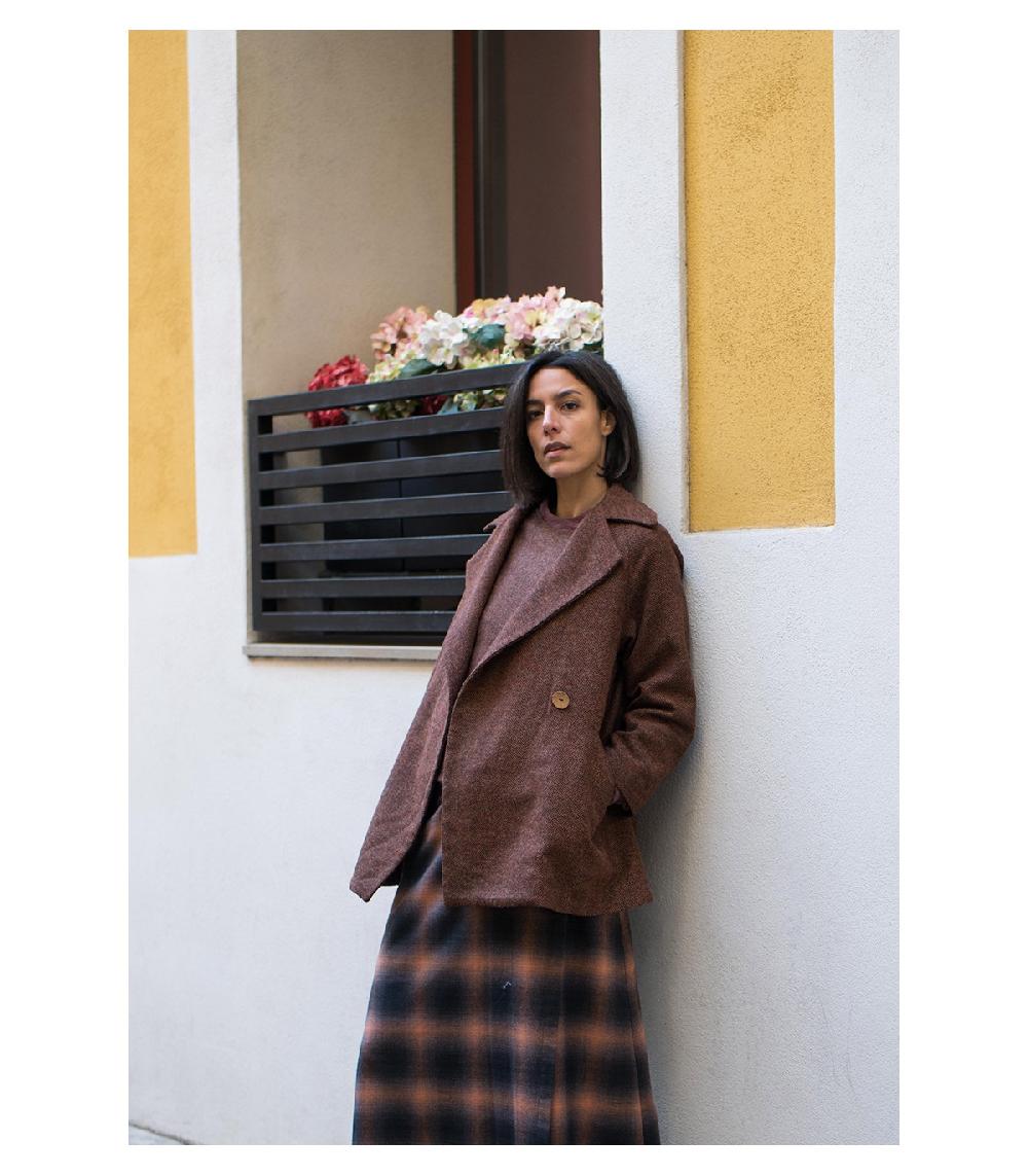 Perpetummobile Chaquetón MAE Marrón Castaño