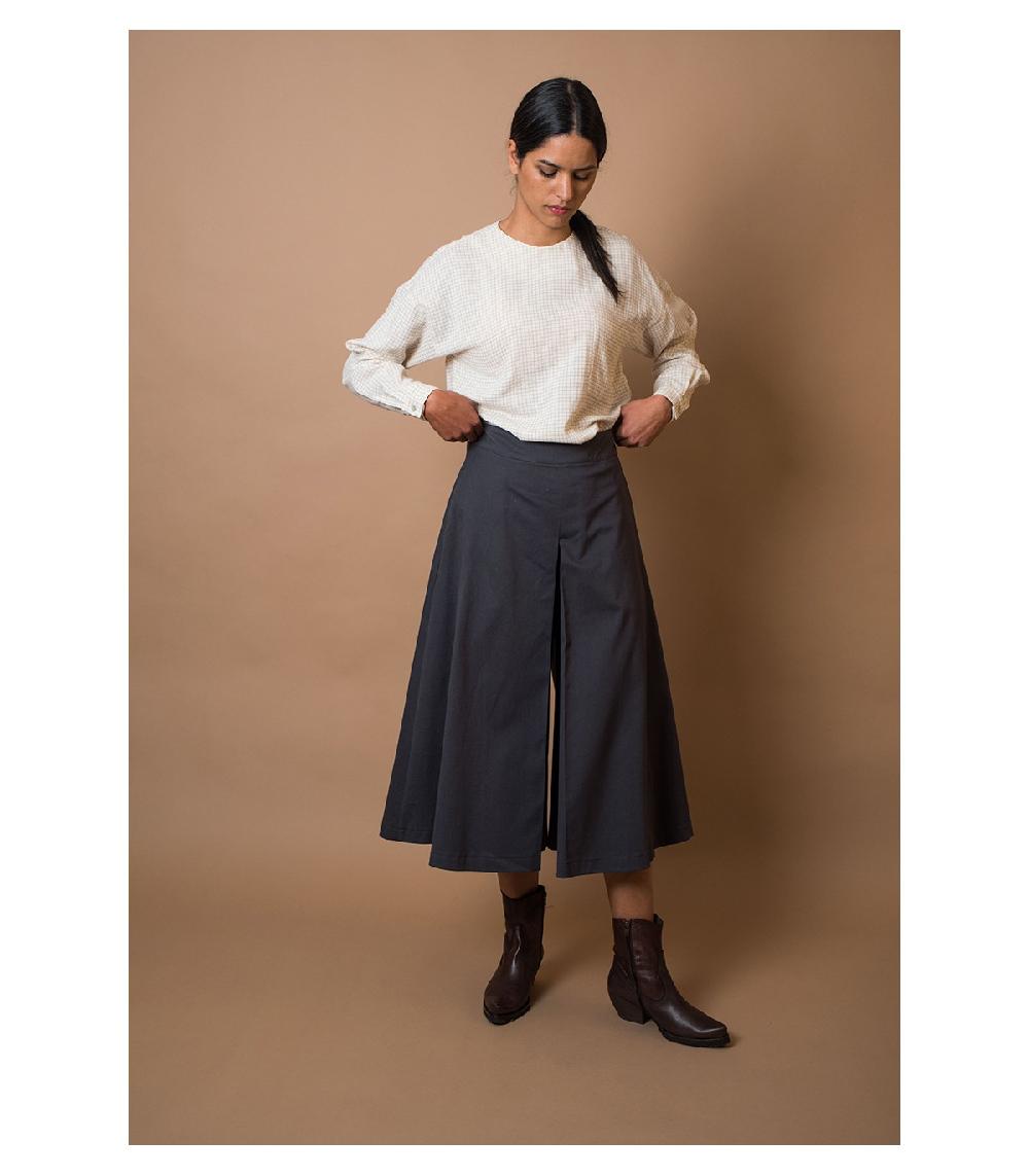 Perpetummobile Falda Pantalón Gris