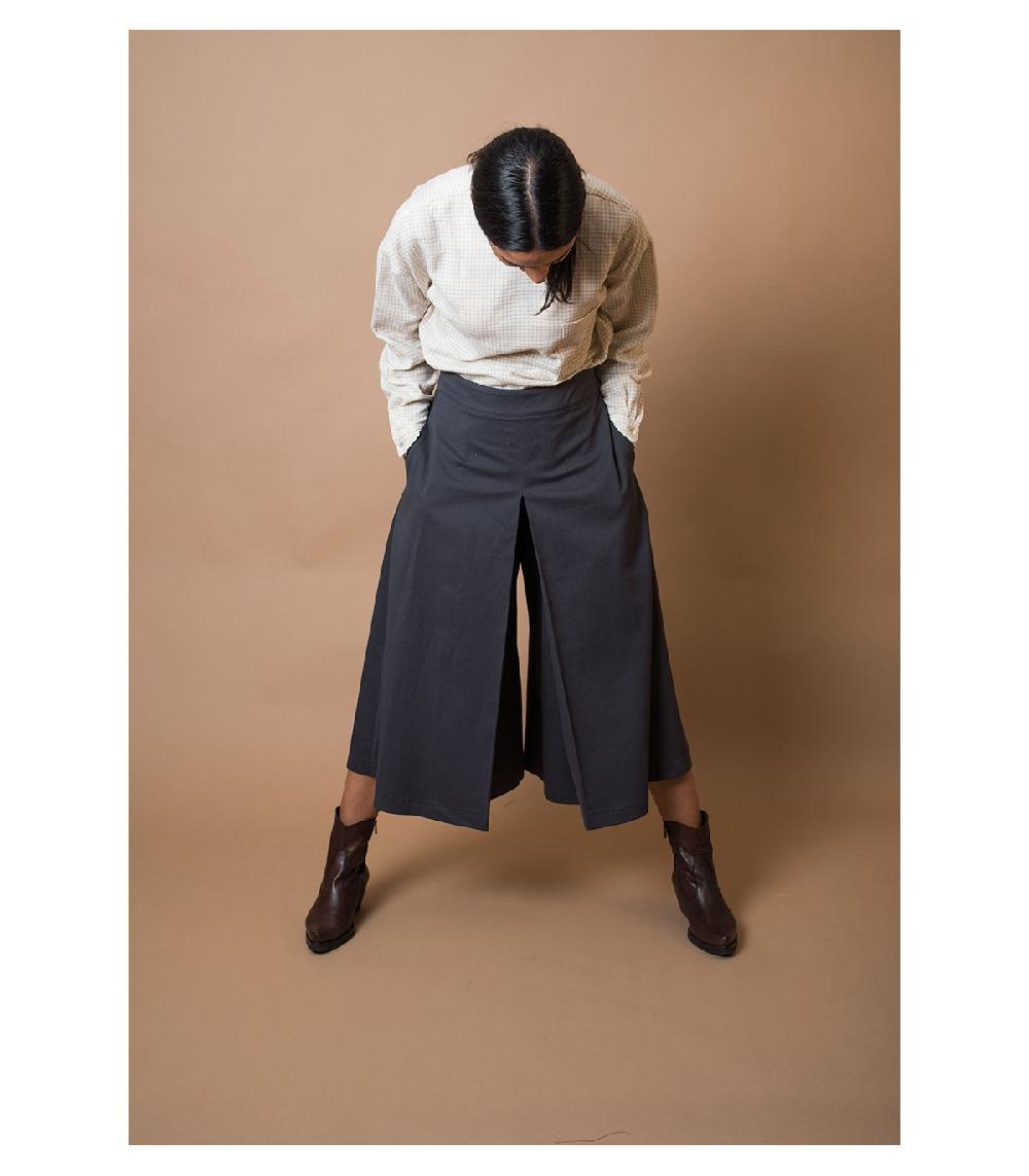 Perpetummobile Falda Pantalón Gris