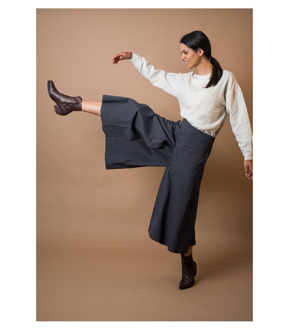 Perpetummobile Falda Pantalón Gris