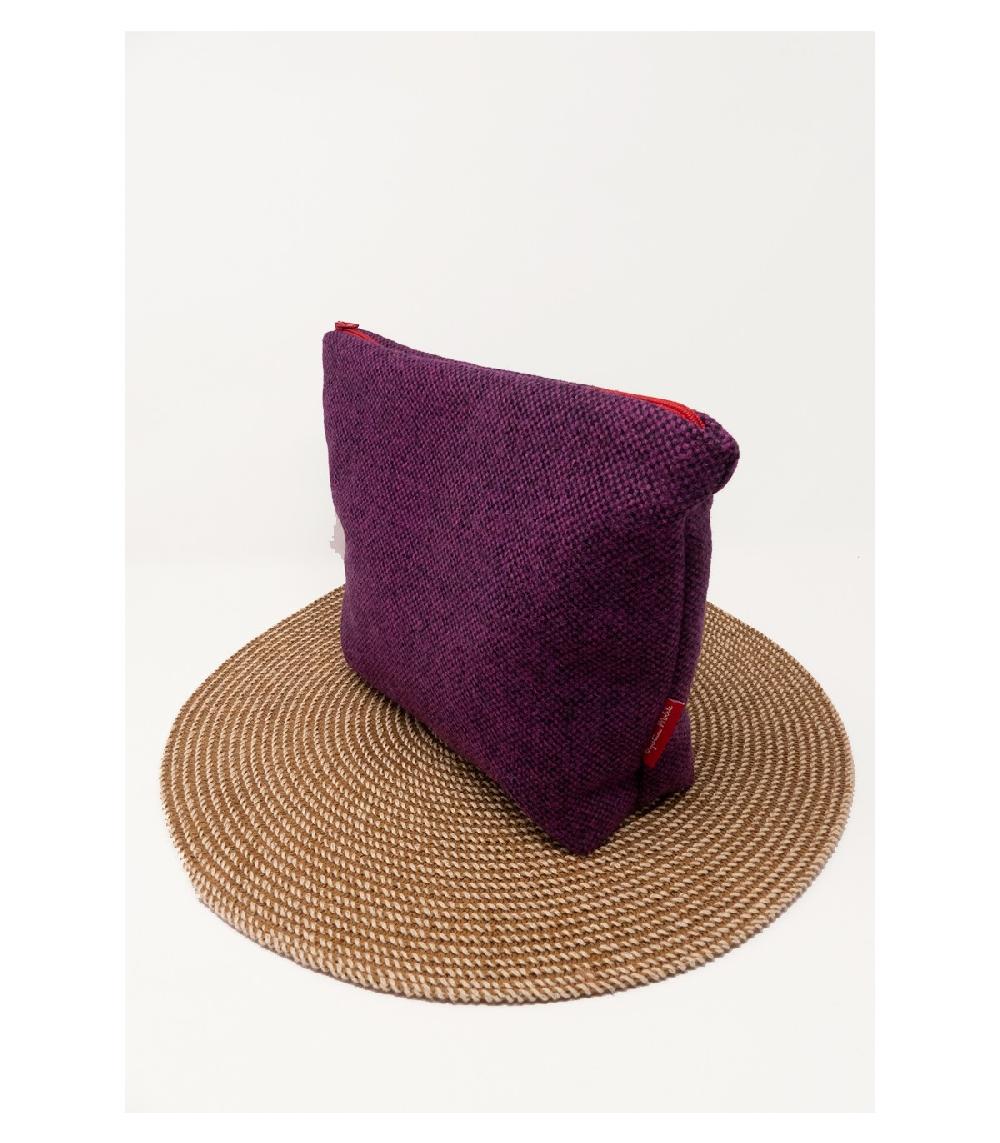 Perpetummobile Neceser De Paño De Lana Morada