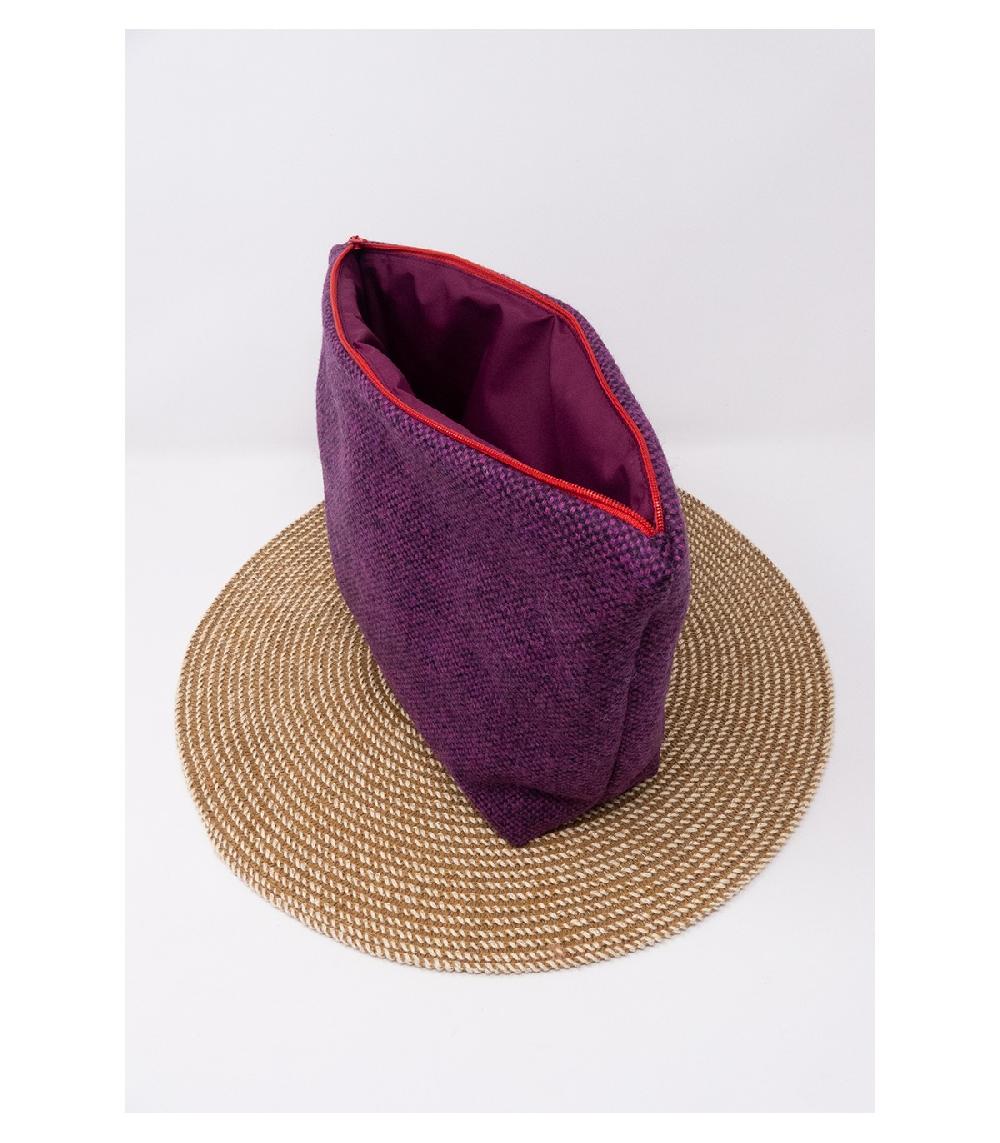 Perpetummobile Neceser De Paño De Lana Morada