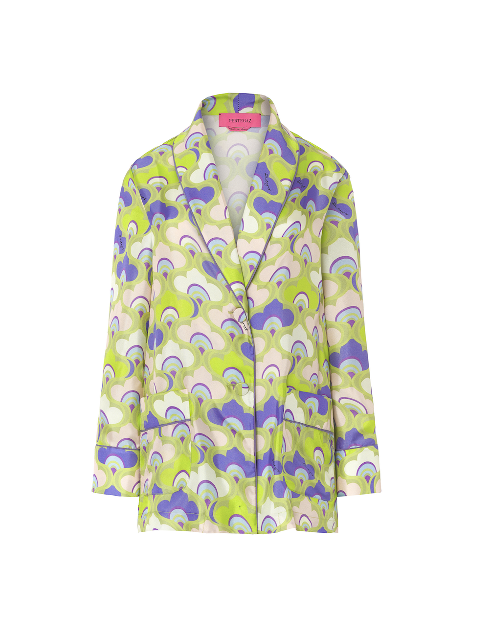 pertegaz Camisa pijamera print retro