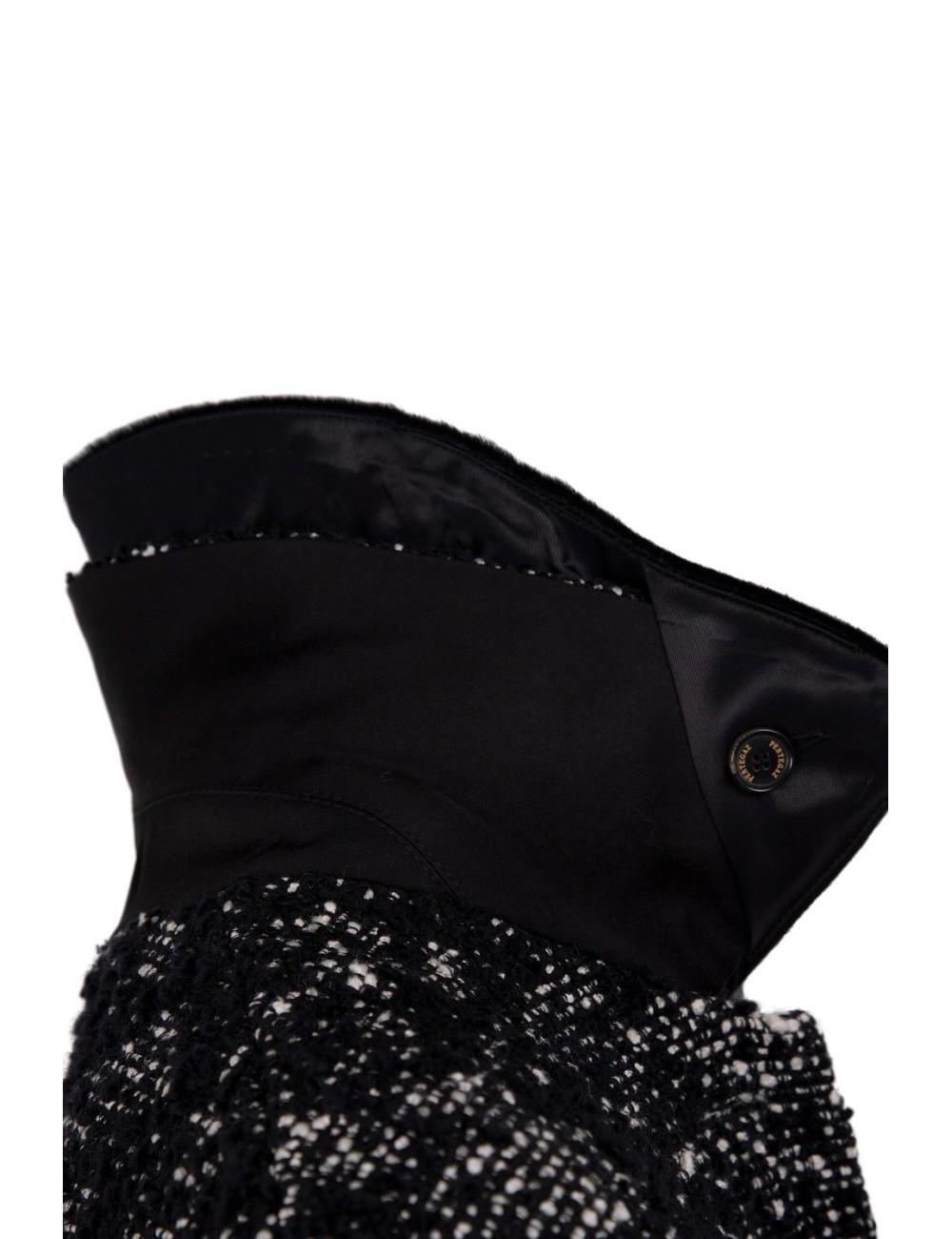 Pertegaz Chaqueta Cheviot Cuello Pelo