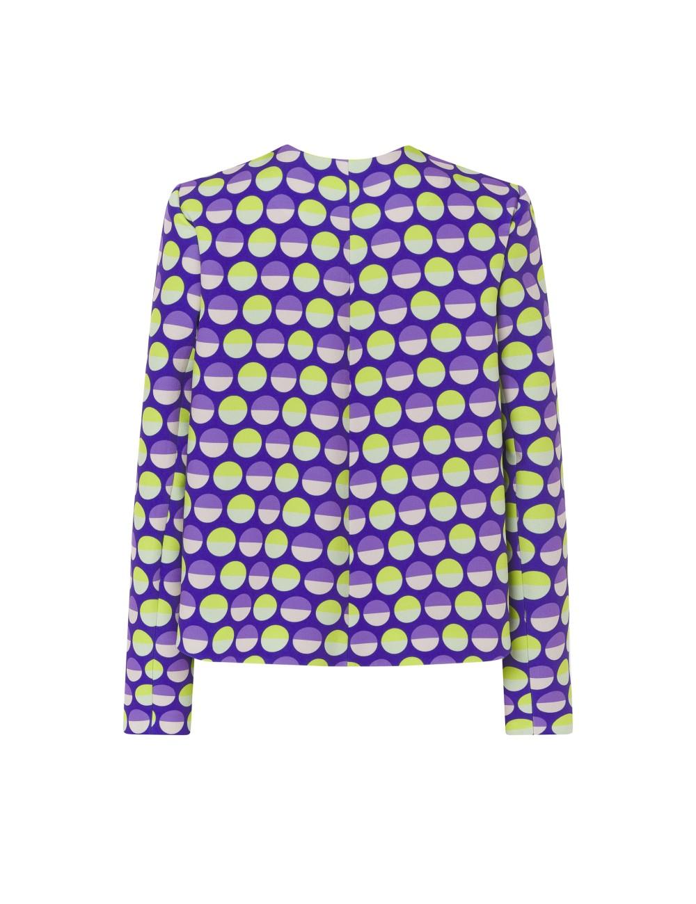 Pertegaz Chaqueta Corta Capeada Print Lunares