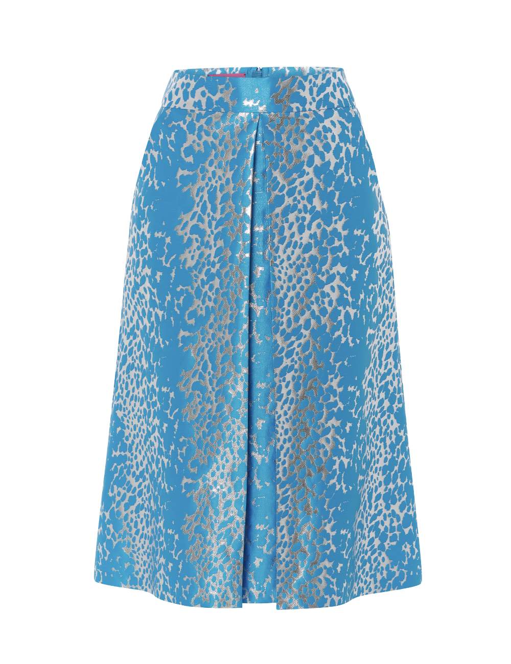 pertegaz Falda midi jacquard lurex