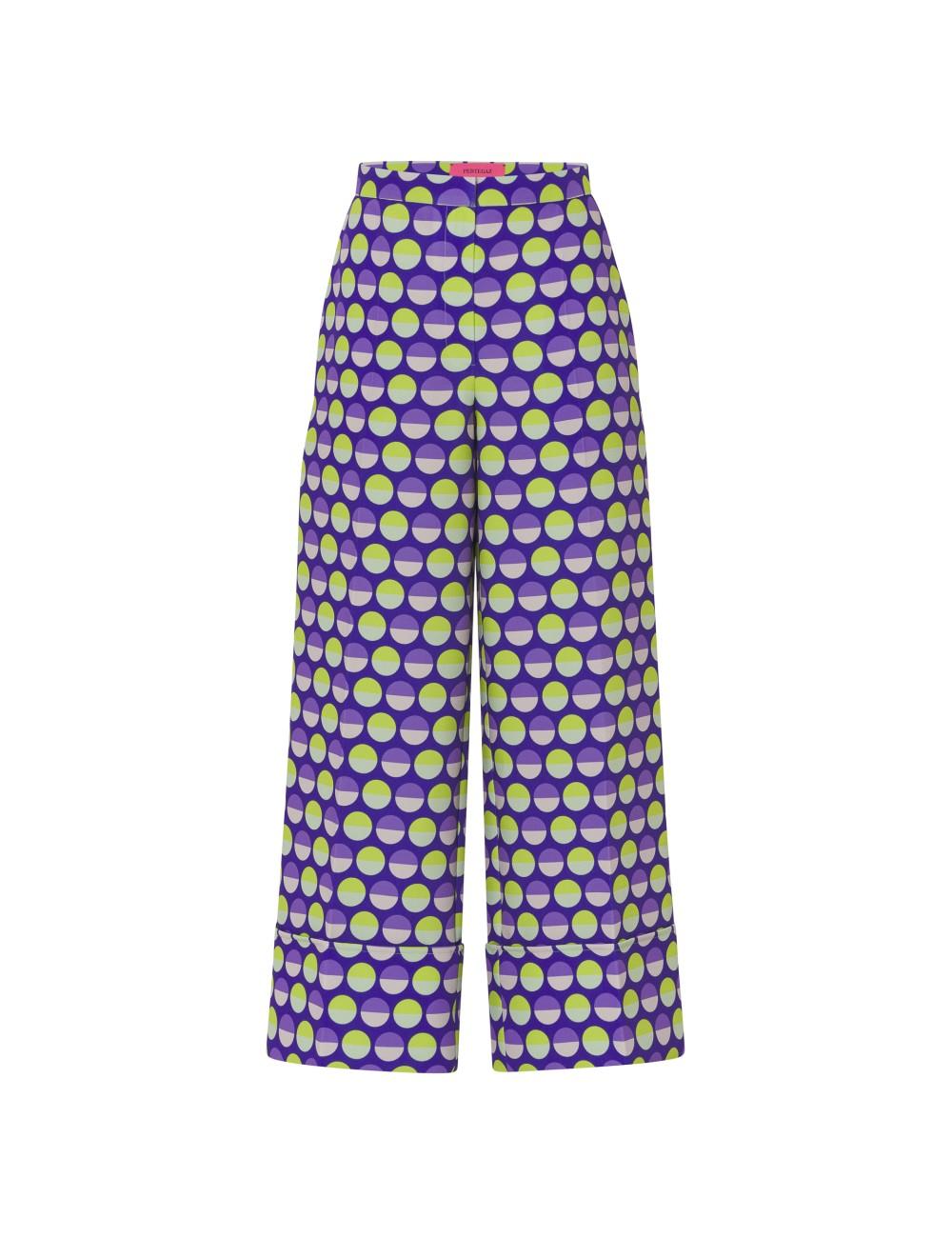 Pertegaz Pantalón Crepe Print Lunares