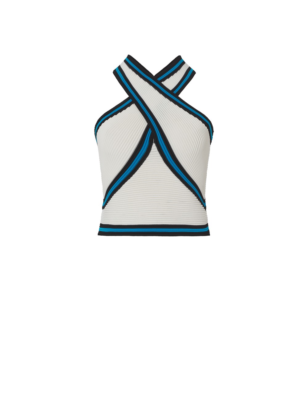 Pertegaz Top Punto Canalé Cuello Halter