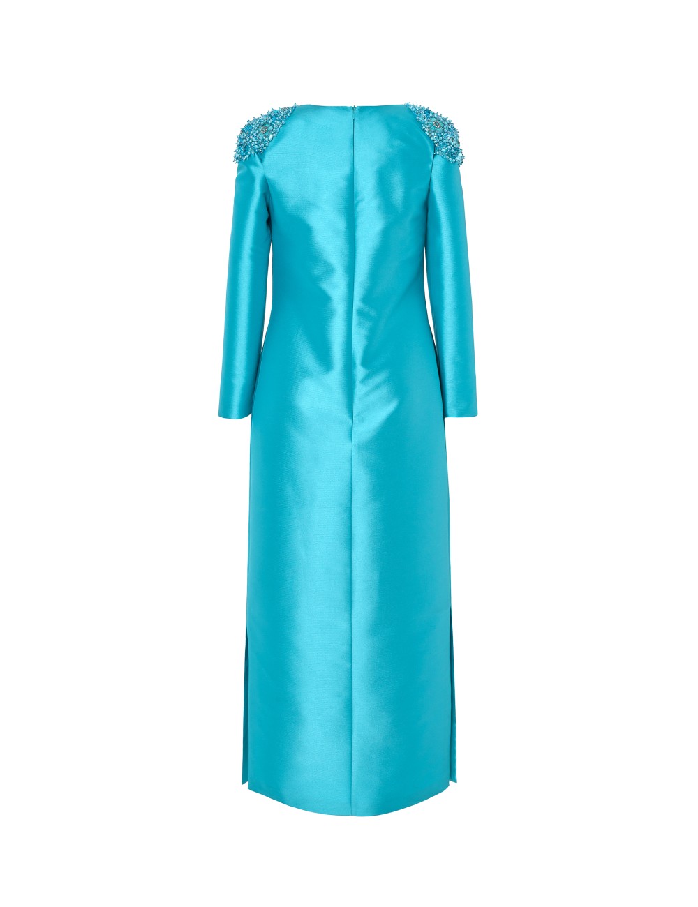 Pertegaz Túnica De Raso Con Hombreras Bordadas