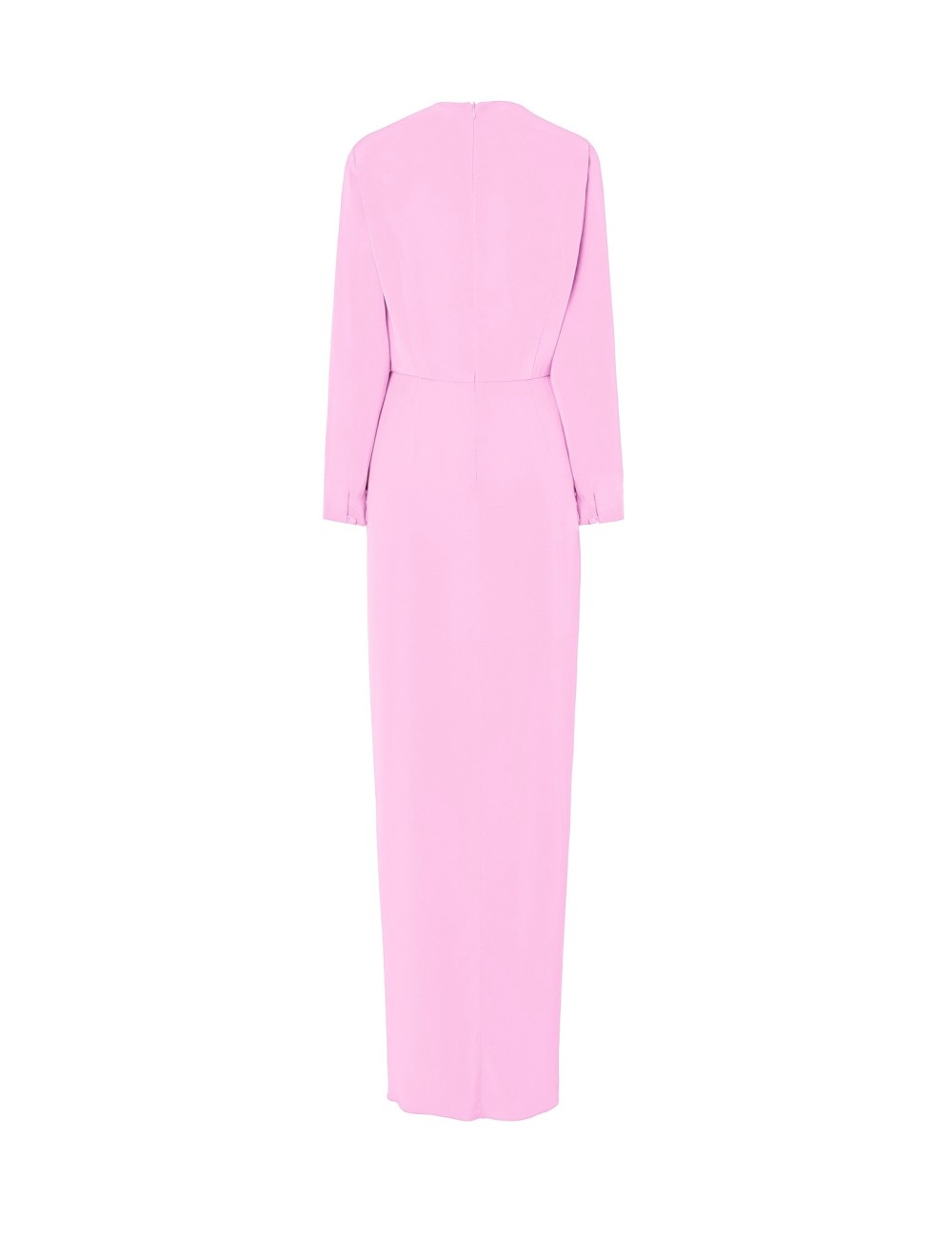 Pertegaz Vestido Largo Con Lazo Rosa