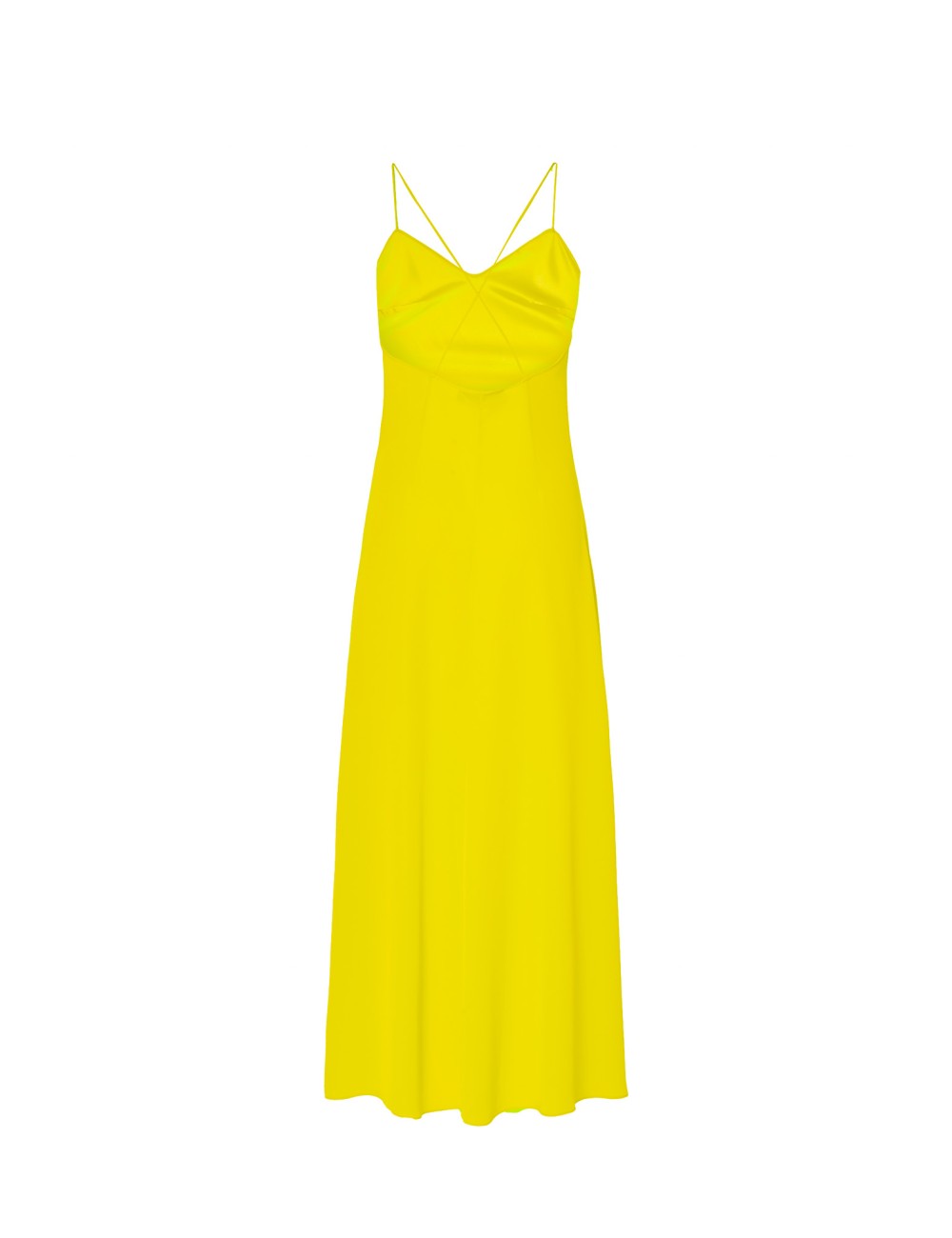Pertegaz Vestido Lencero Amarillo