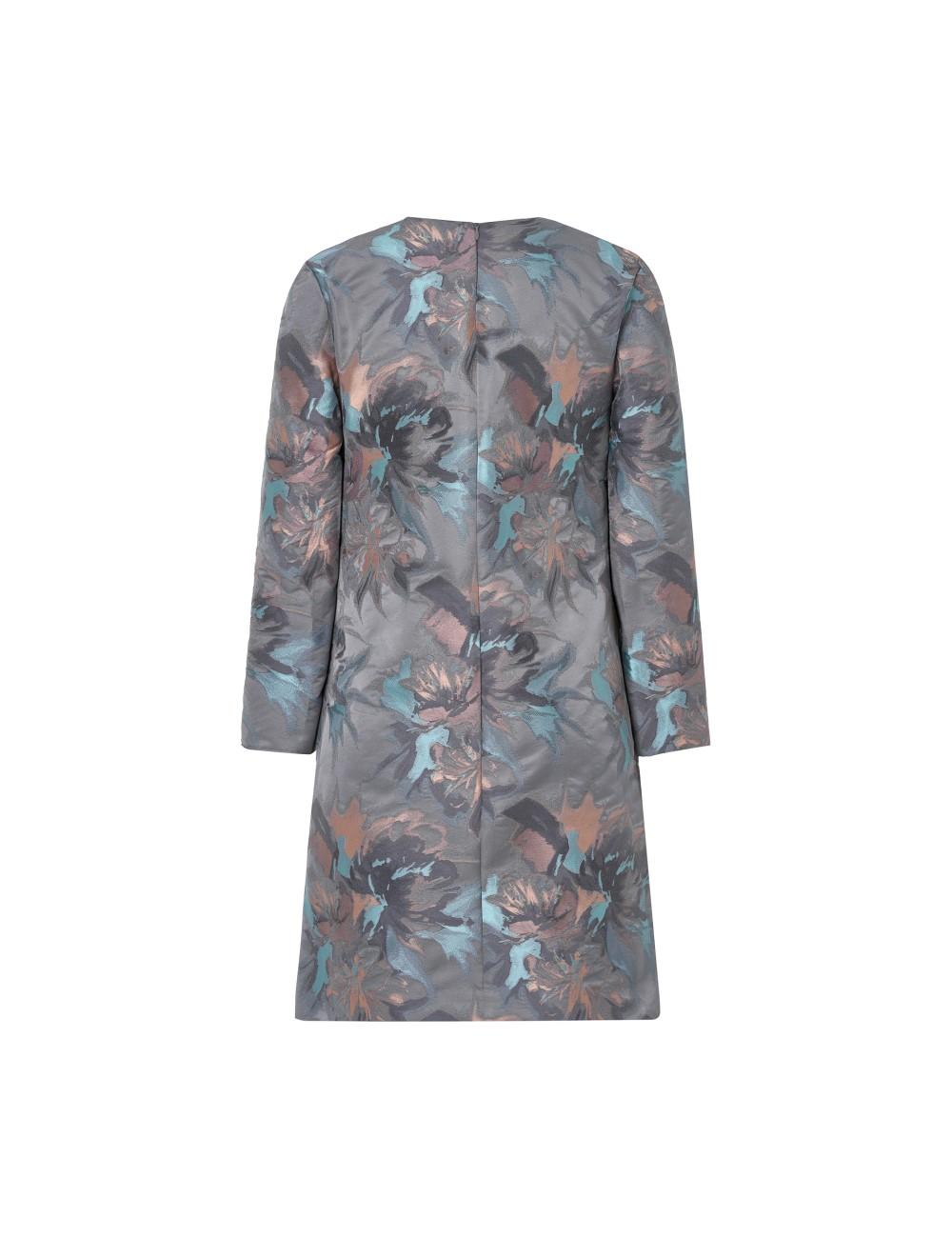 Pertegaz Vestido Túnica Corto Jacquard Floral