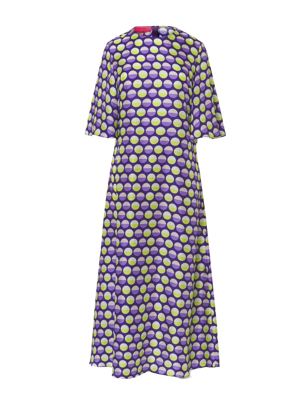 pertegaz Vestido túnica print lunares