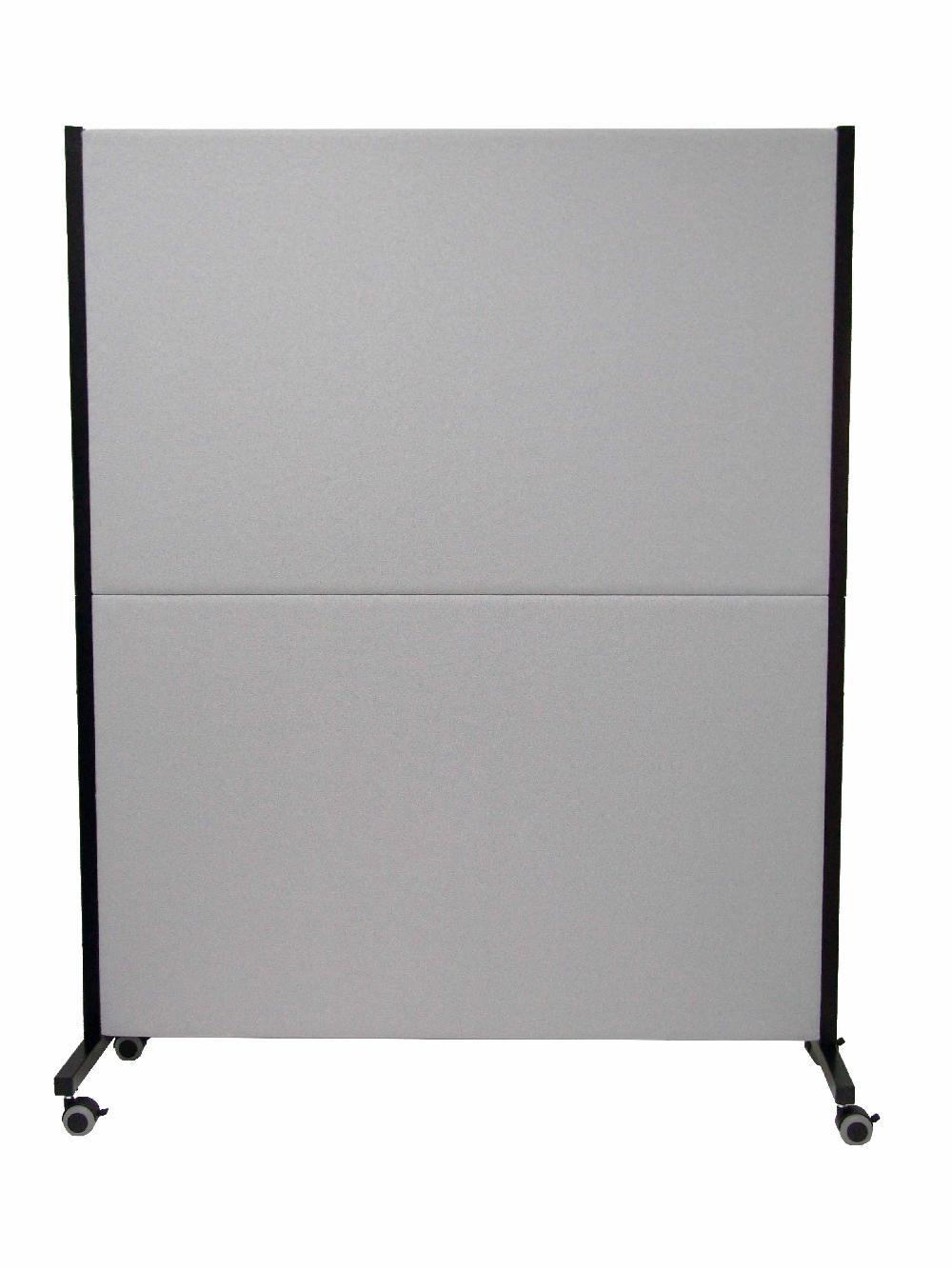 Piqueras Y Crespo Biombo Valdeganga Bali Gris Con Ruedas Con Freno