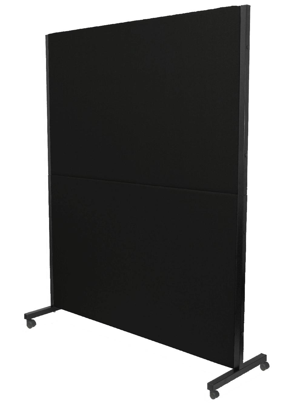 piqueras y crespo Biombo Valdeganga bali negro con ruedas con freno