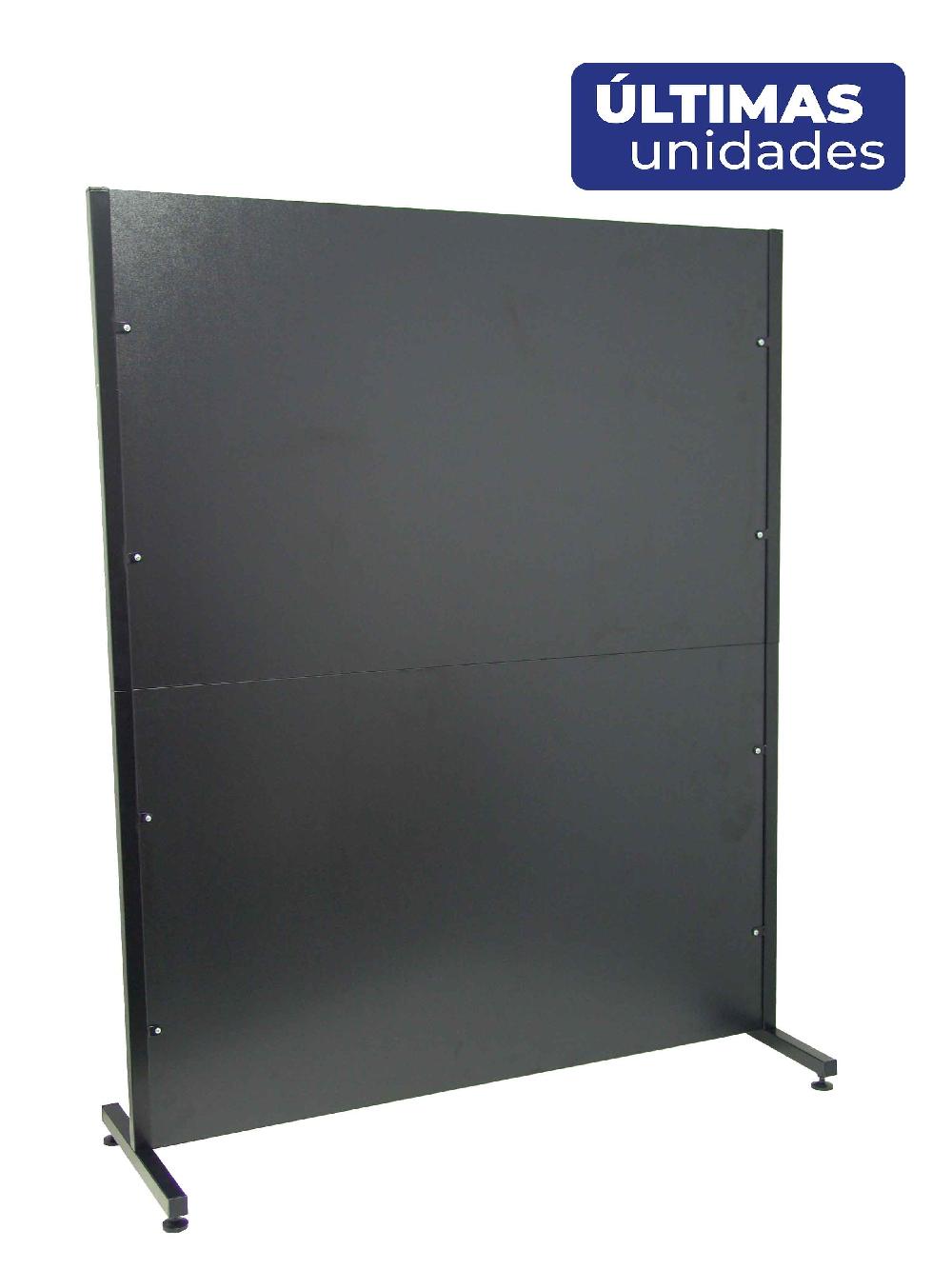 piqueras y crespo Biombo Valdeganga en melamina color negro