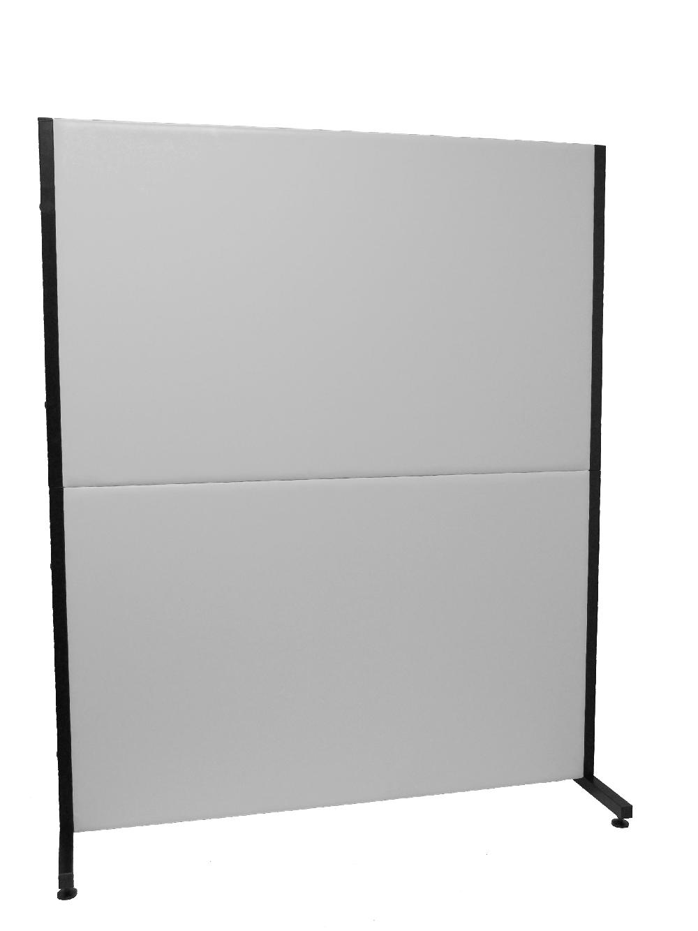 piqueras y crespo Biombo Valdeganga similpiel gris claro