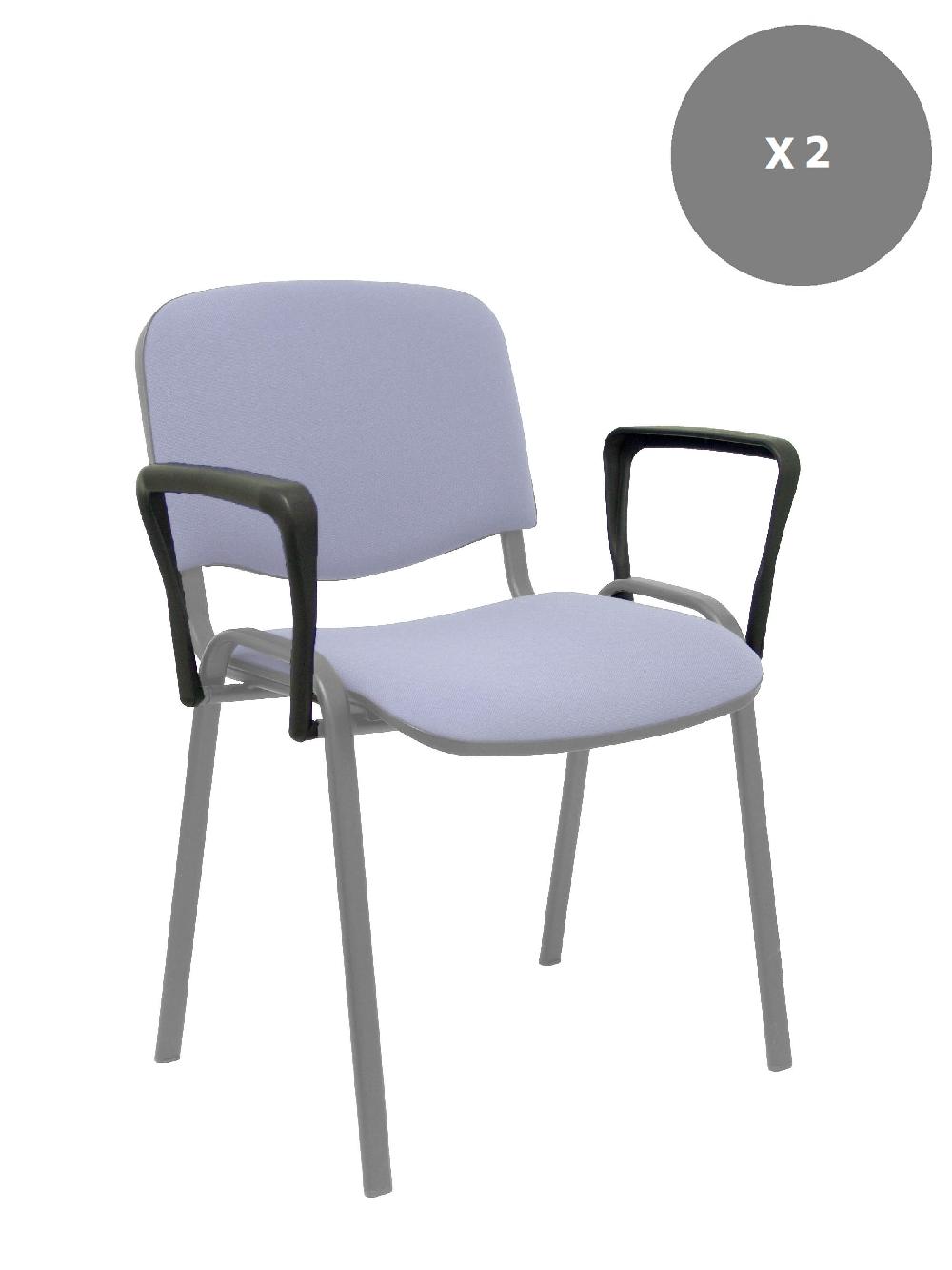 Piqueras Y Crespo Kit De 2 Parejas De Brazos Fijos Para Sillas Iso