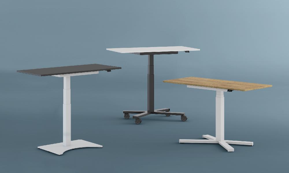 Piqueras Y Crespo Mesa Griego Regulable Color Natural Estructura Blanca Y Ruedas