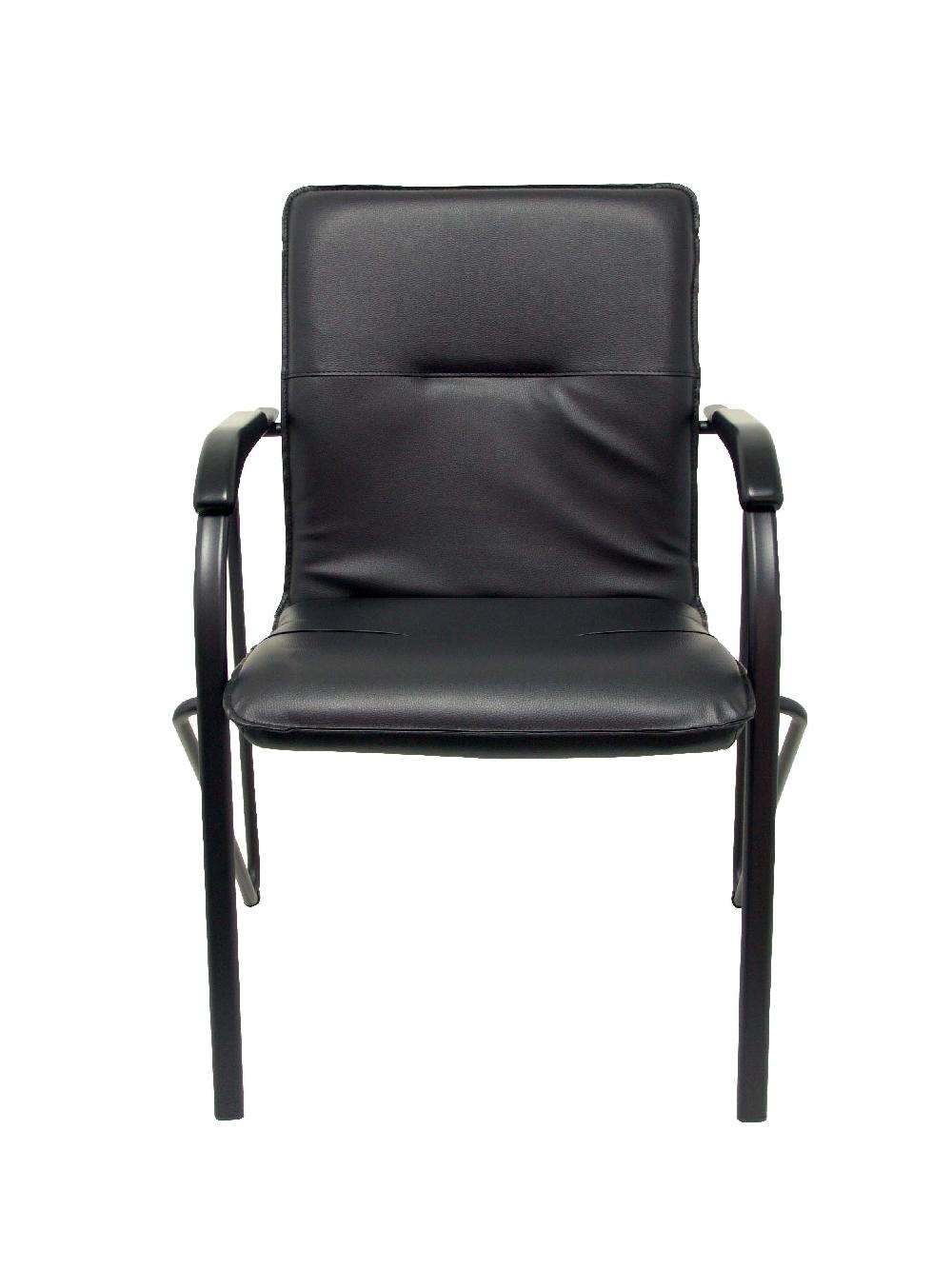 Piqueras Y Crespo Pack 2 Sillas Samba Similpiel Negro