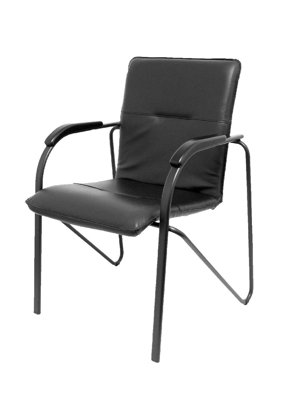 Piqueras Y Crespo Pack 2 Sillas Samba Similpiel Negro