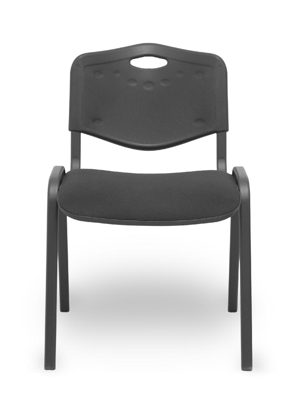 Piqueras Y Crespo Pack 4 Sillas Iso Mix Respaldo Negro Asiento Aran Negro