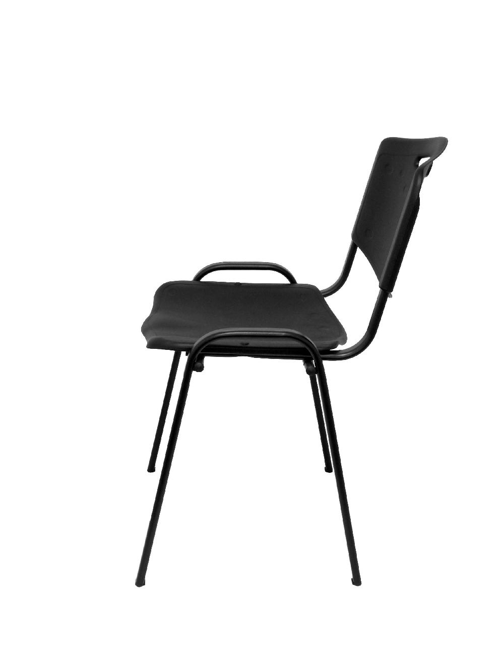 Piqueras Y Crespo Pack 4 Sillas Iso Pastic PVC Negro