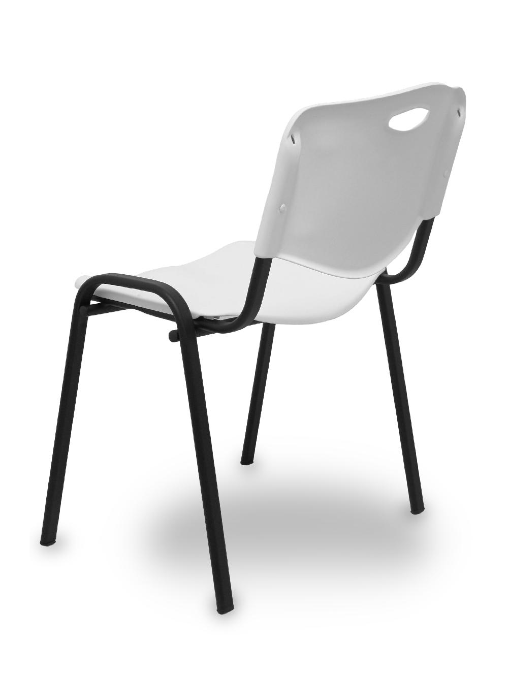 Piqueras Y Crespo Pack 4 Sillas Iso Plastic PVC Blanco