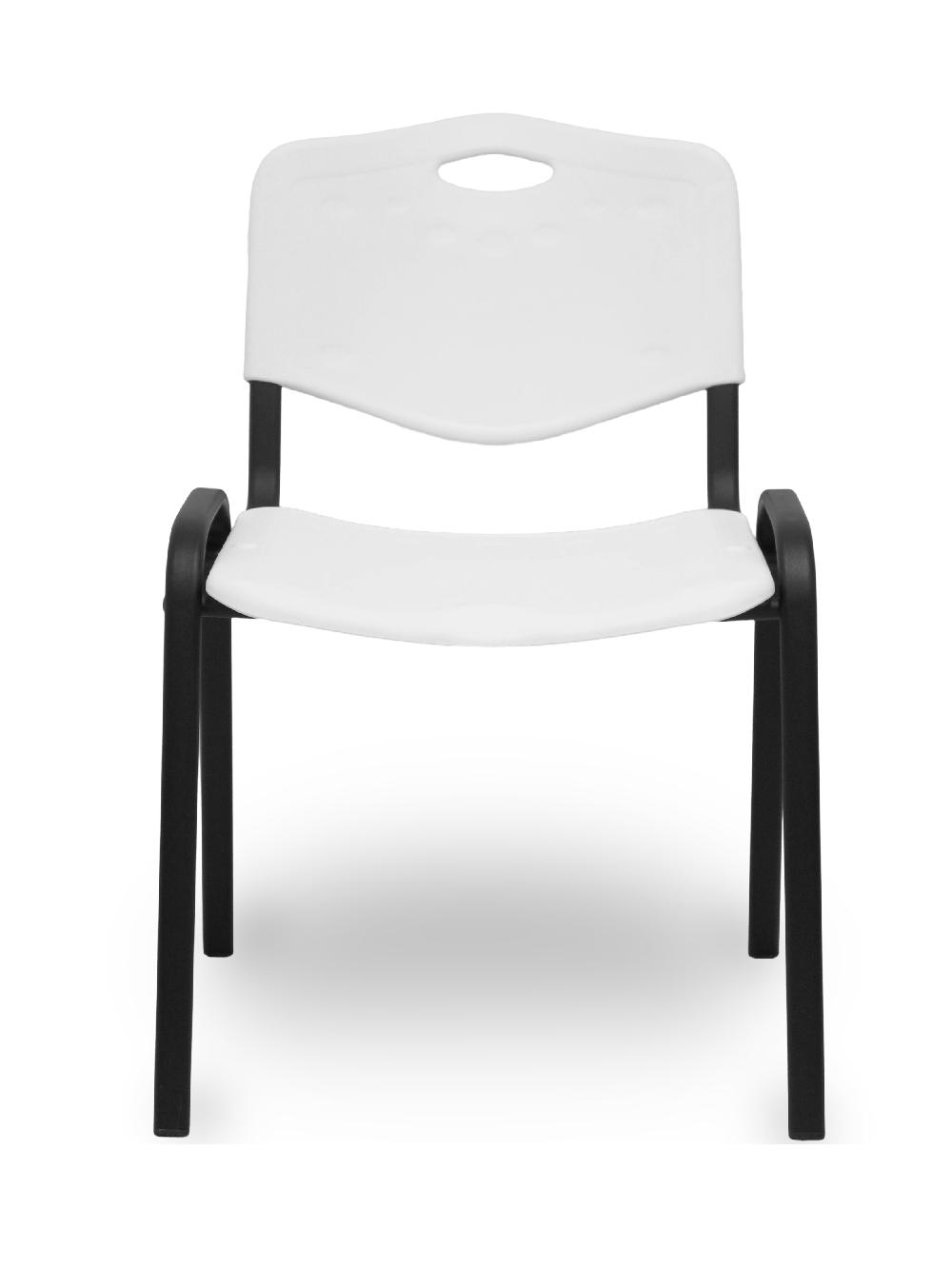 piqueras y crespo Pack 4 sillas Iso plastic PVC blanco