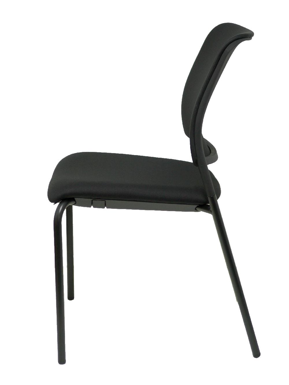 Piqueras Y Crespo Pack 4 Sillas To-sync Meet Color Negro