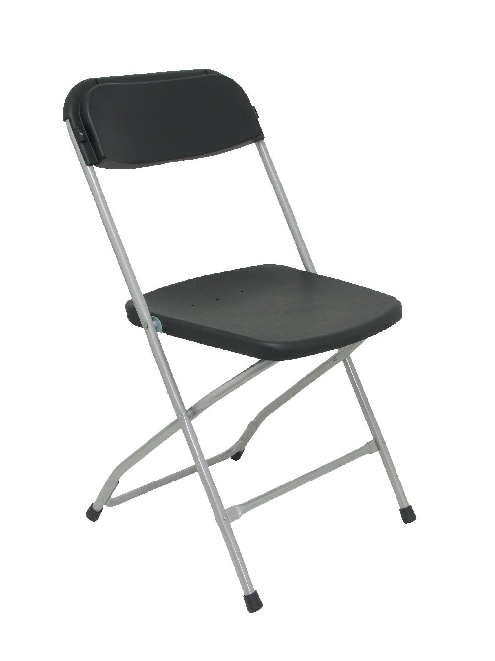 Piqueras Y Crespo Pack 5 Sillas Plegables Polyfold Negra