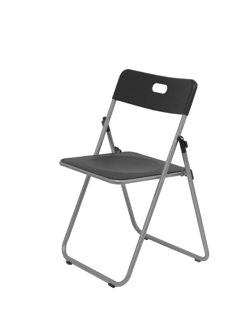 Piqueras Y Crespo Pack 6 Sillas Plegables Opti547 Plástico Negro