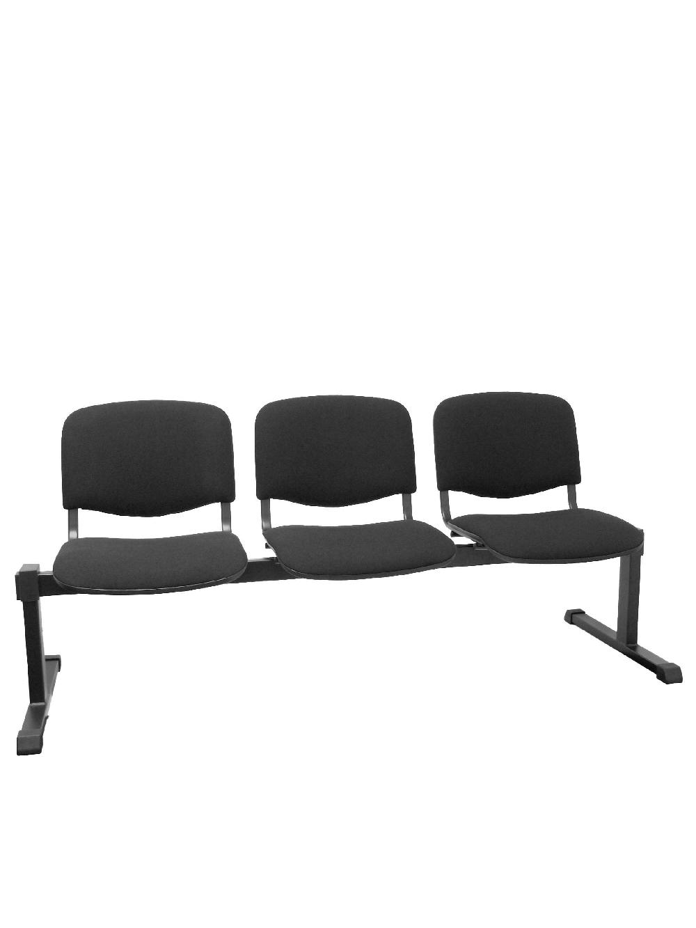 piqueras y crespo Bancada Iso 3 plazas arán negro