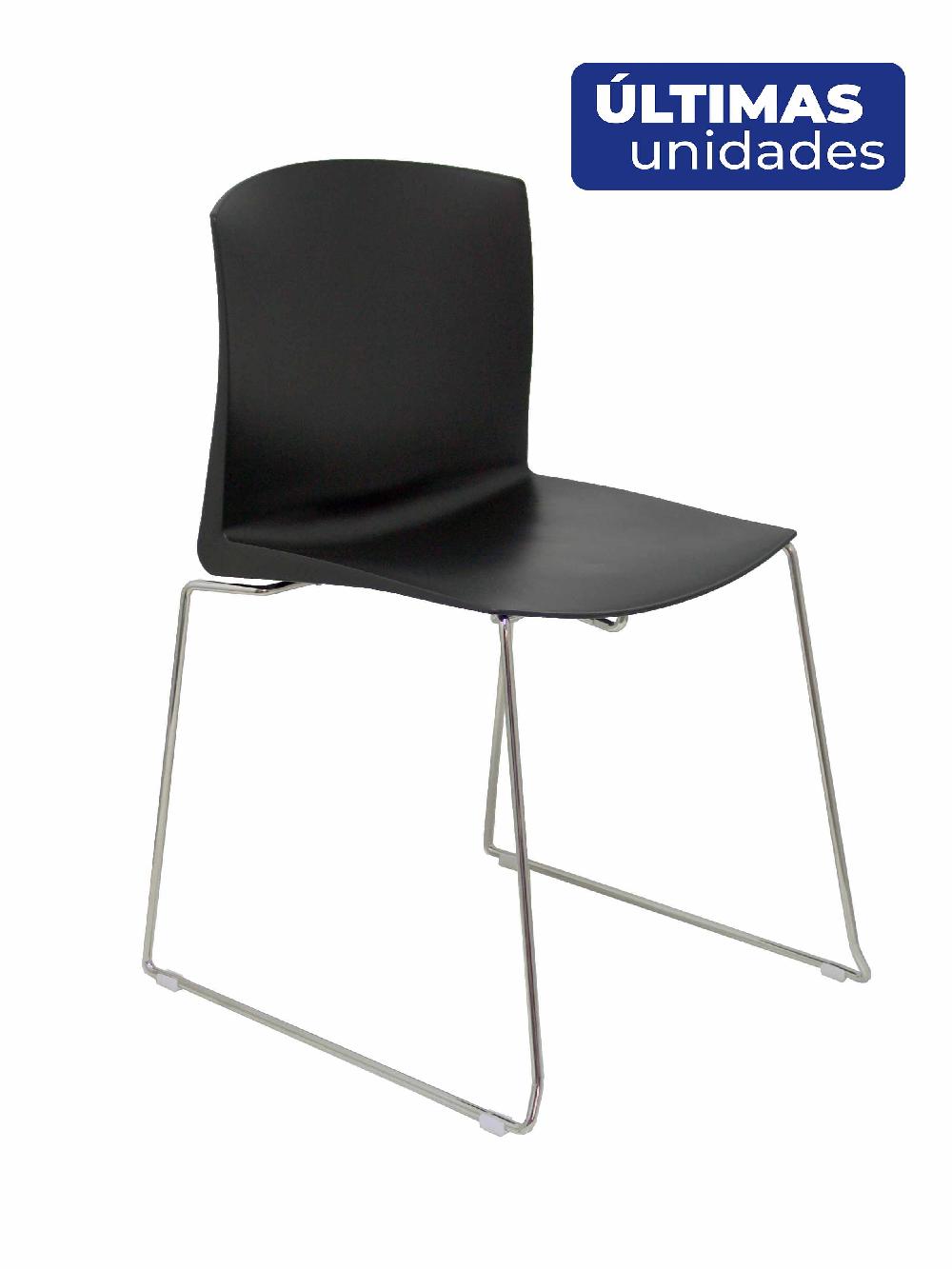 piqueras y crespo Pack 4 sillas Boniches negro