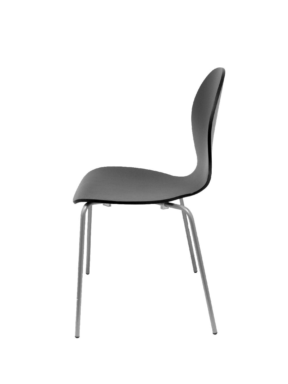 Piqueras Y Crespo Pack 4 Sillas Peñas Madera Negro