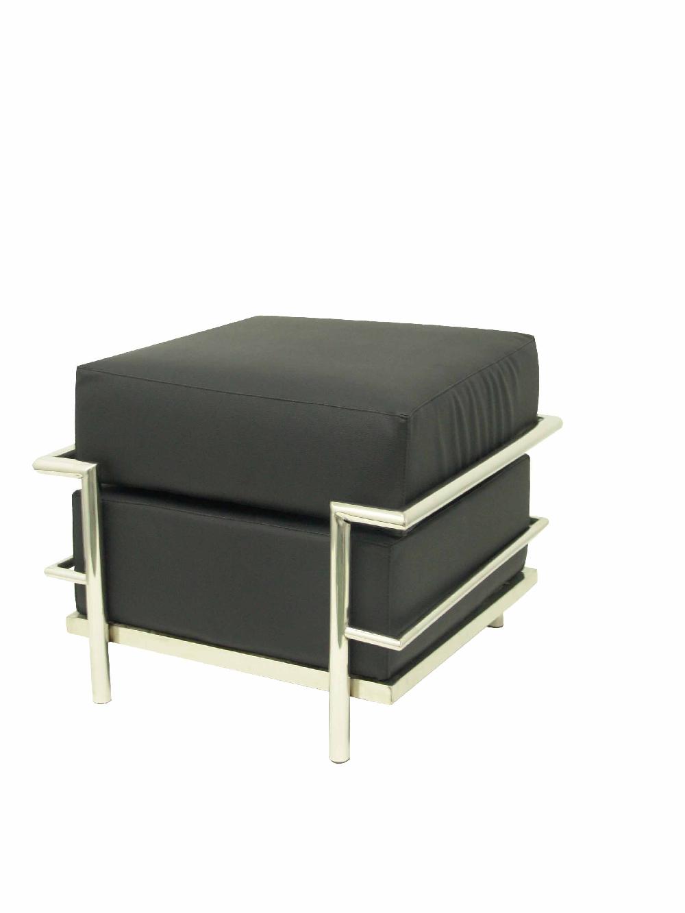 Piqueras Y Crespo Reposapies Sofá Similpiel Negro