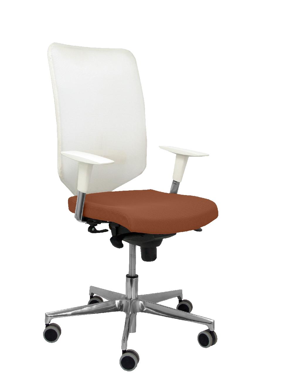 piqueras y crespo Silla Ossa blanca bali marrón