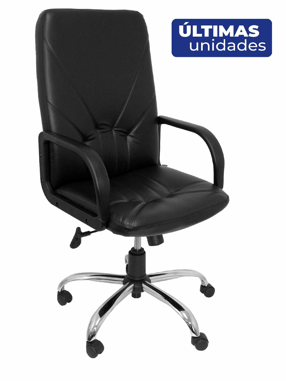 piqueras y crespo Sillón Alberca similpiel negro